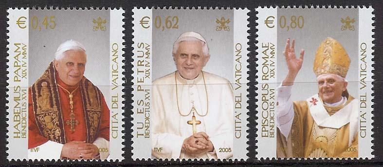 2005 - VATICAN - Scott #1295-1297 - MNH VF **