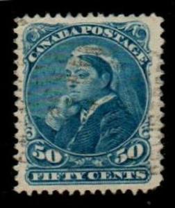 Canada Scott 47 Used VF (Catalog Value $75.00)