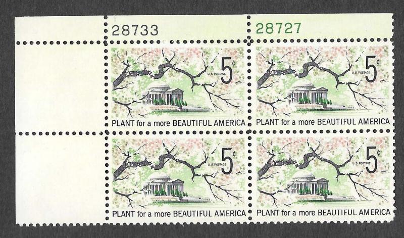 US Scott 1318 - Plate Block of 4 - MNH