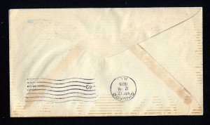 # C7 on CAM # 3 First Flight cover, Wichita, KS to Chicago, IL - 5-12-1926
