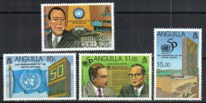 Anguilla Stamp 927-930  - UN, 50th anniversary