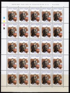 Senegal 1995 Mi#1375/1376 LOUIS PASTEUR DEATH 100th.ANNIV 2 FULL SHEETS UNFOLDED