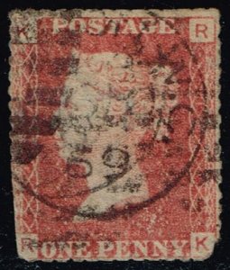 Great Britain #33 Queen Victoria P#105; Used