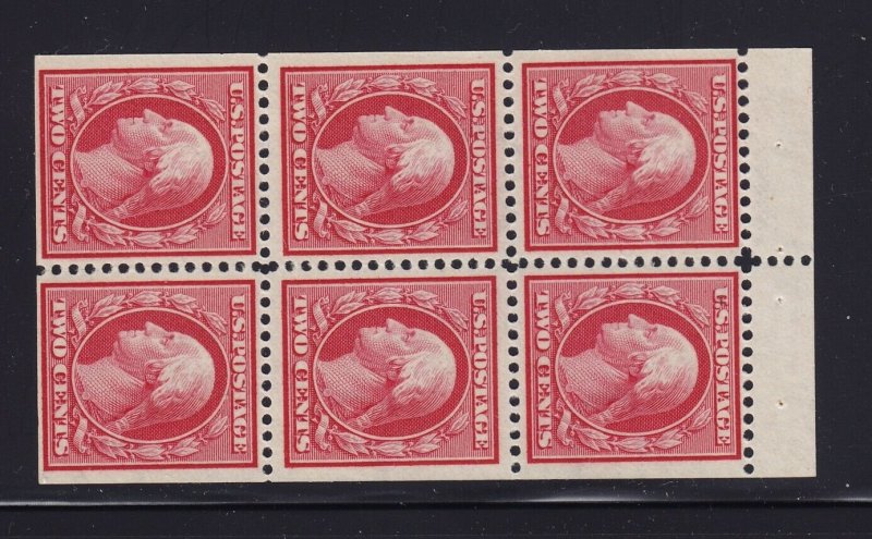 332a Booklet Pane VF-XF OG never hinged nice color cv $ 240 ! see pic !