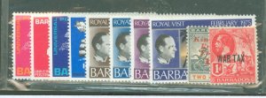 Barbados #412/MR1 Unused Single (Complete Set)