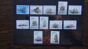 Australian Antarctic Territory 1979 First Flight 1979 Ships values to $1 MNH