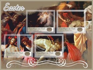 Stamps.  Art, painting, Religion, Easter 2016 1+1 sheets perforated MNH **