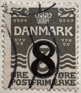 AlexStamps DENMARK #163 VF Used 