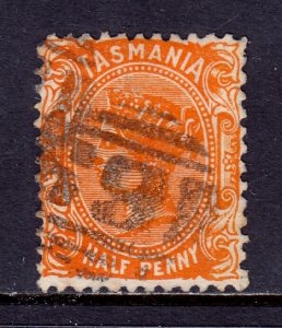 Tasmania - Scott #66b - Used - Pencil/rev. - SCV $7.00