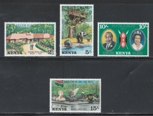 Kenya 1977 25th Anniversary of Reign of Queen Elizabeth II Scott # 84 - 87 MH
