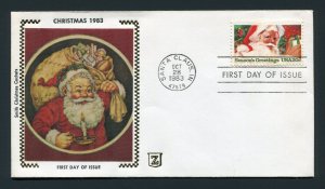 1983 FDC Santa Claus, Indiana - Smith Christmas Cachets by Zaso