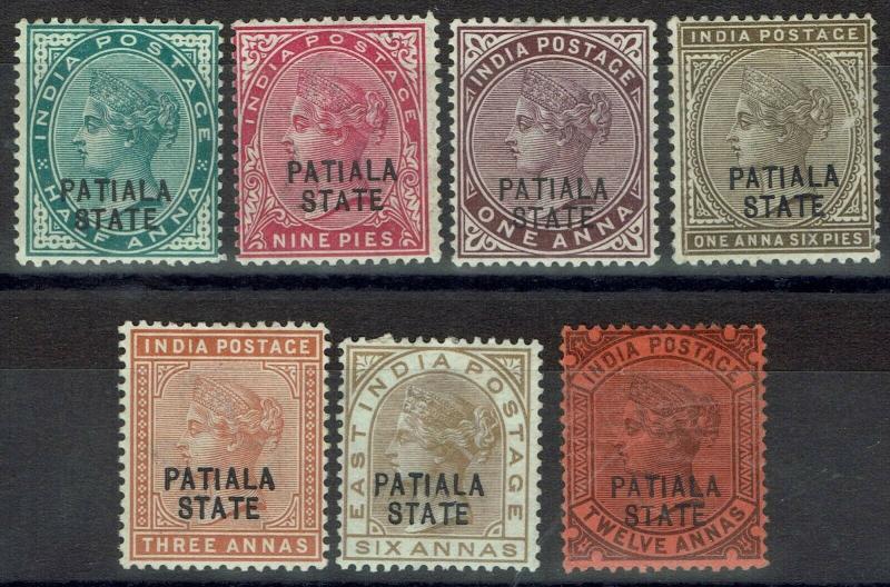 PATIALA 1891 QV RANGE TO 12A 