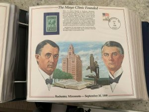 the history of American stamp panel: the mayo clinic founded