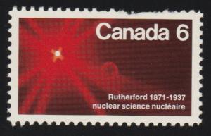 Canada 534 Ernest Rutherford -   MNH - RFF (reduced for fault)