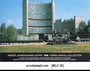 UNITED NATIONS UNO - 1989 VIENNA ANNUALCOLLECTION - FOLDER (7-STAMPS MNH)