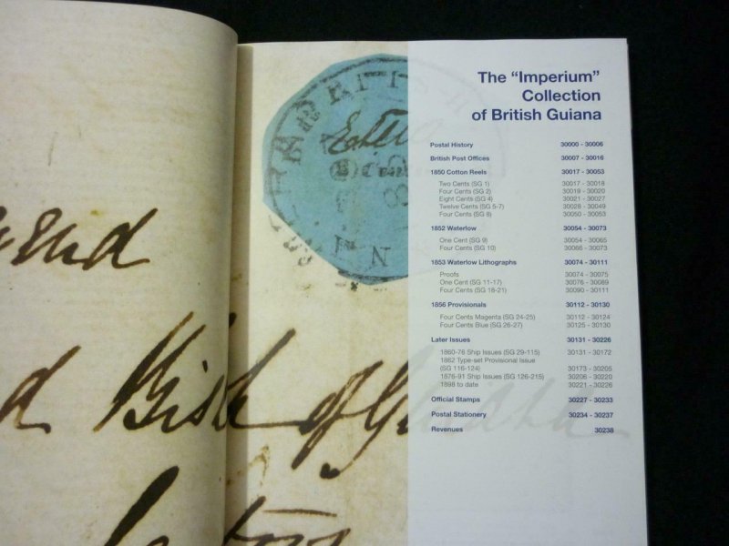 DAVID FELDMAN AUCTION CATALOGUE 2021 BRITISH GUIANA THE 'IMPERIUM' COLLECTION