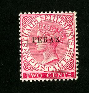 Perak Stamps # 8 VF OG LH