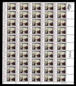 U.S. #1433 John Sloan Artist Issue - Sheet of 50 - OGNH - VF - CV$12.50 (E#771)