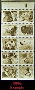 SC#BK137 18¢ Wildlife Booklet: Plate #1 (1981) MNH