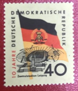 1959 Germany DDR Scott 461 mint CV$0.25 Lot 769 Central stadium Leipzig