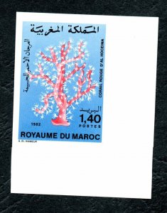 1982 - Morocco -  Red Coral of Al Hoceima- Sea- Wildlife fish- Imperforated 