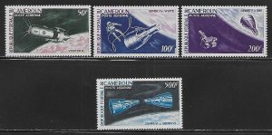 Cameroun C59-C62 Conquest of Space set MNH c.v. $15.75