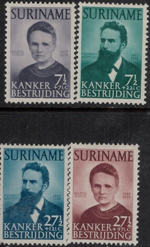 Surinam 1950 SC B49-B52 Mint SCV$ 70.00 Set