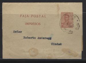 Argentina H & G # E41, pse wrapper, used, issued 1917