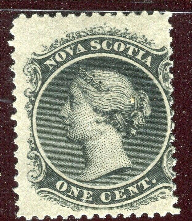 CANADA; NOVA SCOTIA 1860 early classic QV issue fine Mint hinged 1c. value