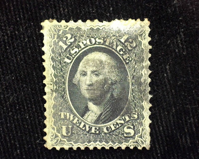 HS&C: Scott #69 Intense color and faint cancel. Pin head thin. Used F/VF