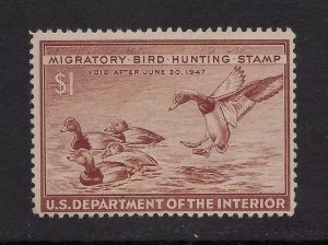 RW13 1946 Federal Duck F-VF Mint OGNH-No gum skips or faults-OFFER?