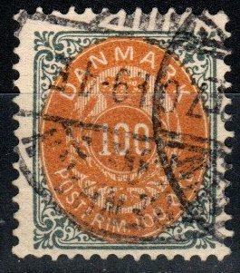 Denmark #52 F-VF Used CV $35.00 (X336)