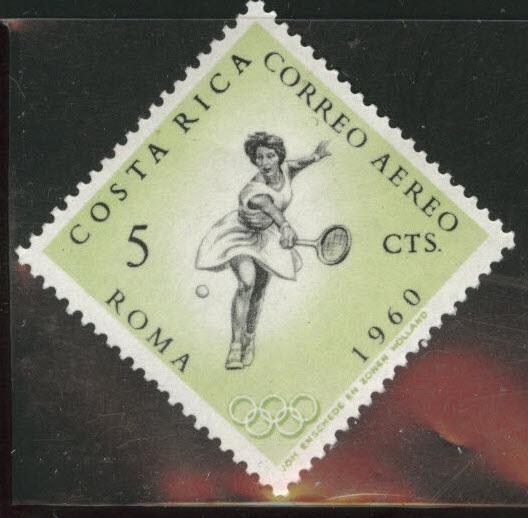 Costa Rica Scott C307 Olympic airmail from 1960 MH*