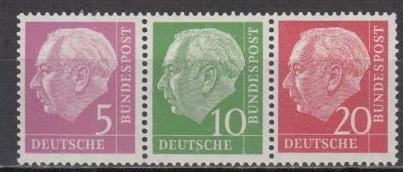 Germany - 1958 Se-tenant Mi# W20X - MNH  (7178)