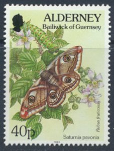 Alderney  SG A74  SC# 84  Butterflies   MNH  see scan