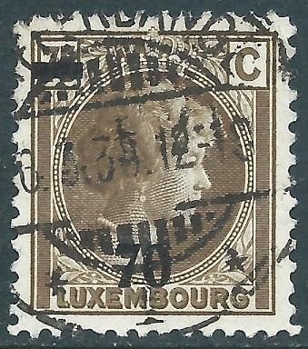 Luxembourg, Sc #191, 70c on 75c, Used