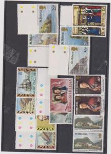 St. Helena 5 QEII MNH sets 