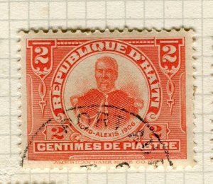 HAITI; Early 1920s pictorial issue fine used issue 2c