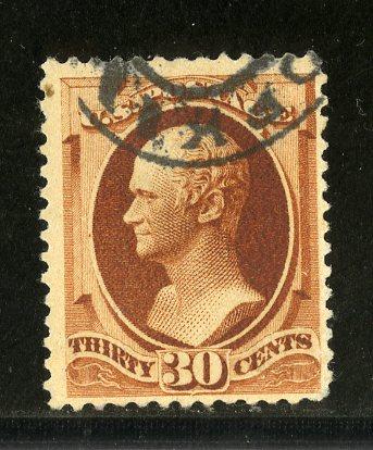 U.S. #217 F-VF USED DARK, RICH SHADE   SCV $90.00 BIN $60.00