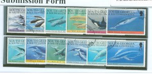 South Georgia #178-189 Used