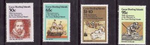 Cocos Is.-Sc#115-18- id10-unused NH set-Ships-Maps-1984-please note there is gum
