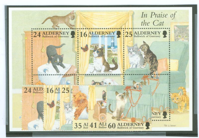 Guernsey/Alderney #92-97A Mint (NH)