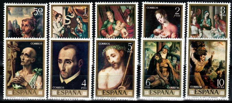 Spain #1597-1606 MNH CV $2.50