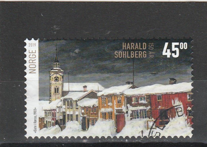 Norway  Scott#  1877  Used  (2019 Painting by Harald Sohlberg)