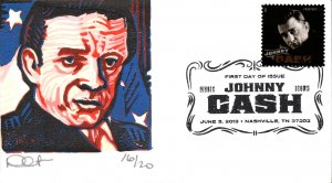 #4789 Johnny Cash Curtis FDC