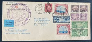 1929 Trenton NJ USA LZ 127 Graf Zeppelin First Round World Flight cover Sc#571