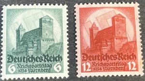 GERMANY # 442-443--MINT/HINGED*--COMPLETE SET--1934