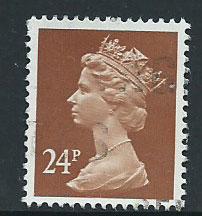 GB Machin 24p QE II  SG X969   Fine Used