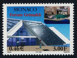 Monaco 2121 MNH Grimaldi Forum, Architecture