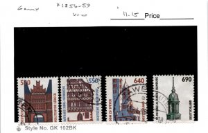 Germany, Postage Stamp, #1856-1859 Used, 1994 Historic Sites (AF)